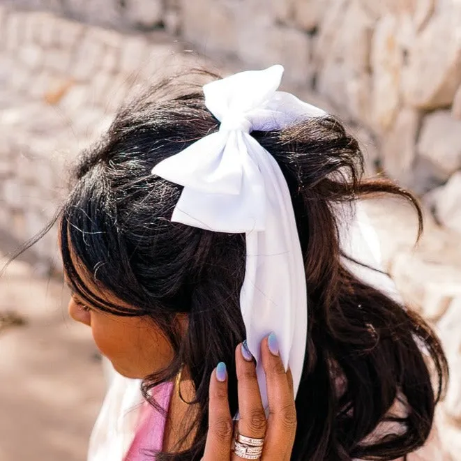 Glammed Up Solid Color Hair Bow