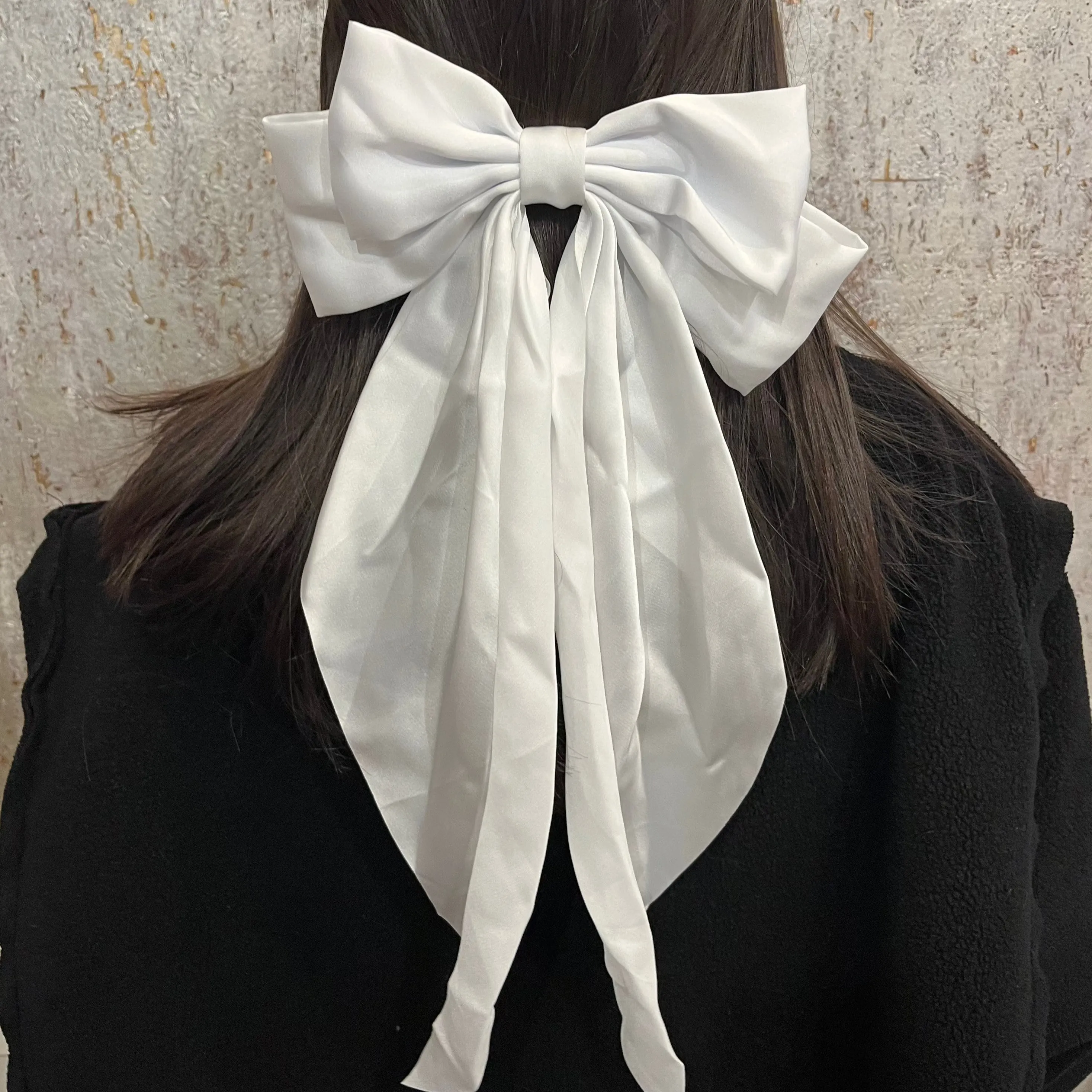 Glammed Up Solid Color Hair Bow