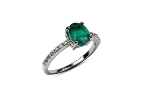 GLEAMING GREEN OASIS RING