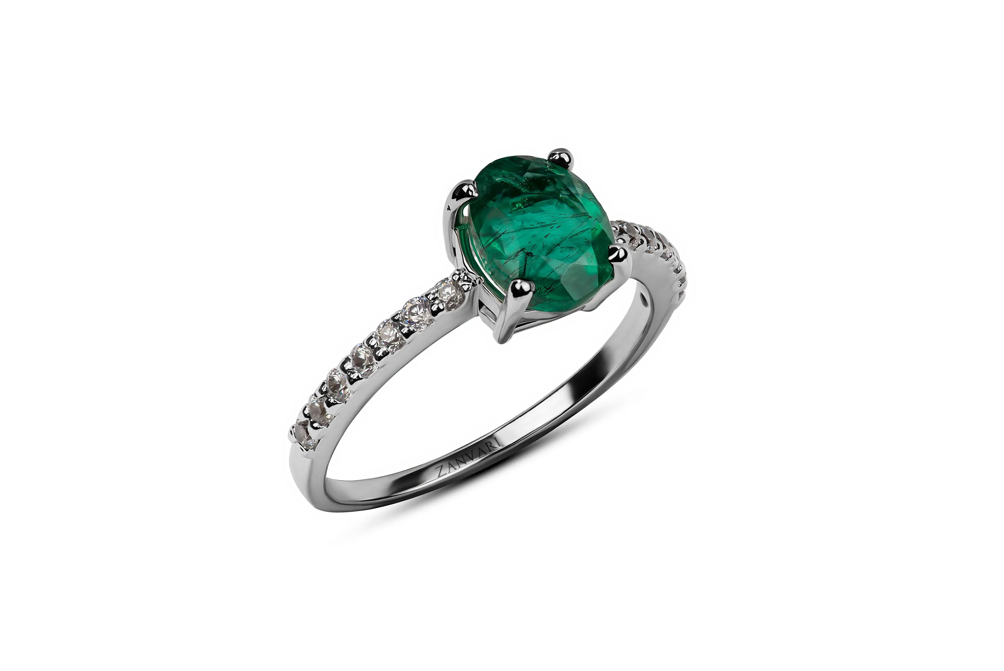 GLEAMING GREEN OASIS RING
