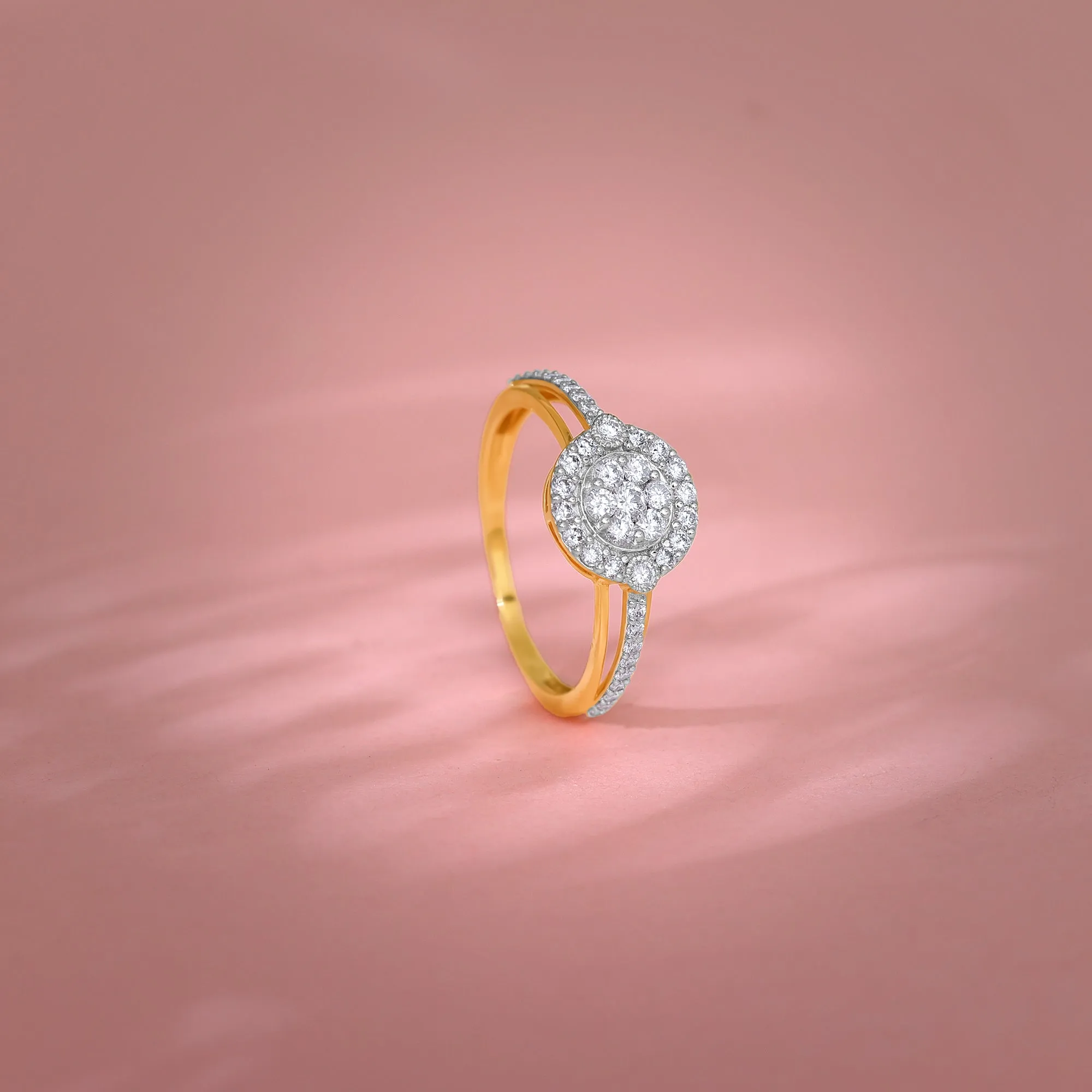 Gold Epireal Diamond Ring