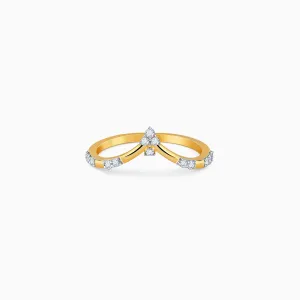 Gold Nora Vanki Diamond Ring