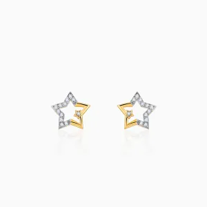 Gold Starstruck Diamond Earrings