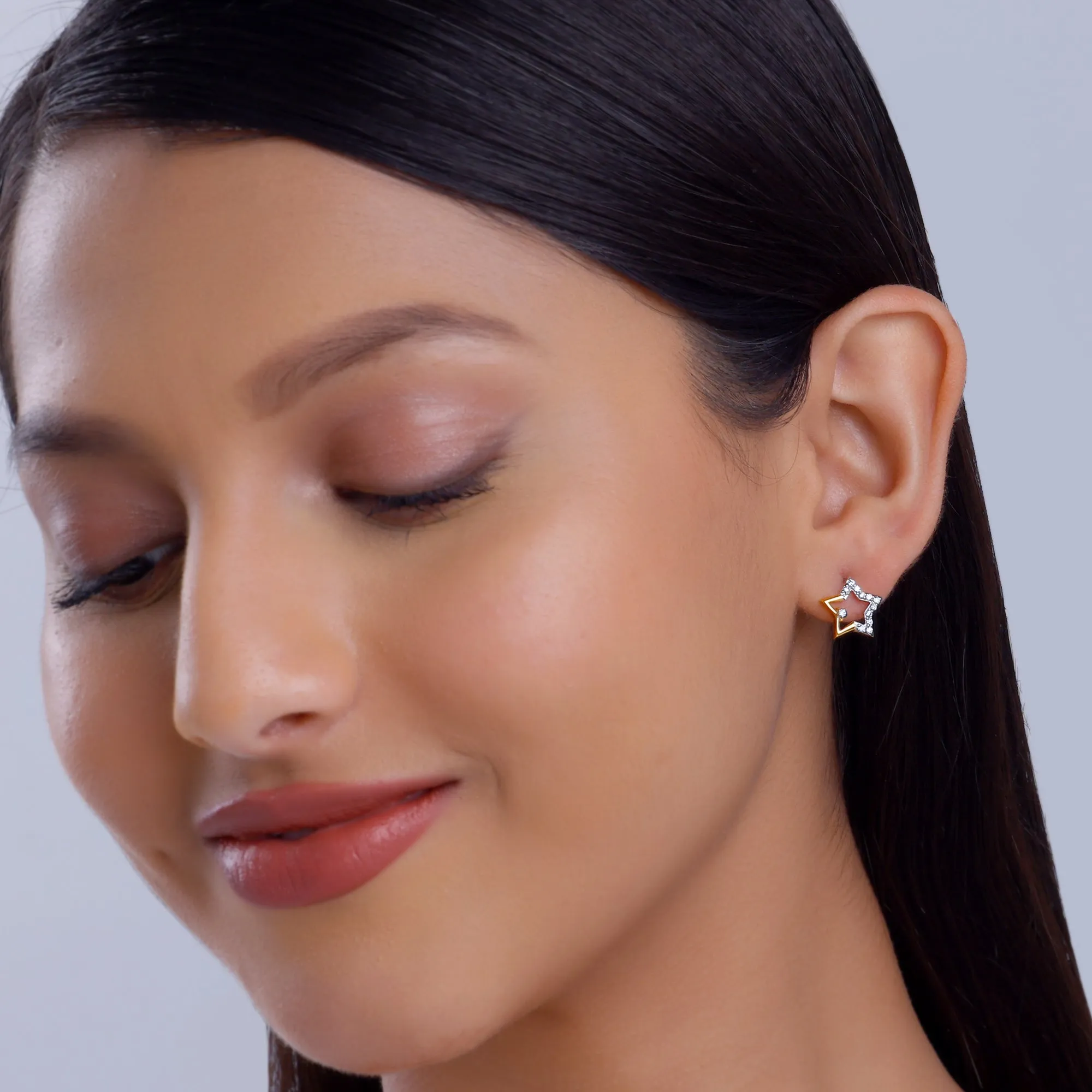 Gold Starstruck Diamond Earrings
