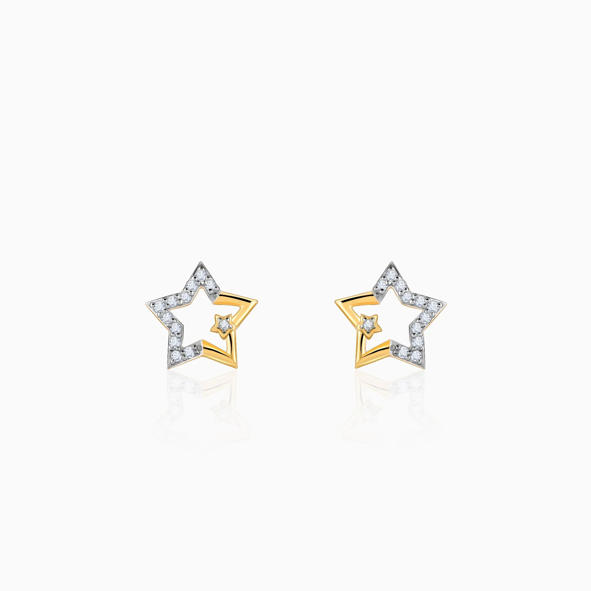Gold Starstruck Diamond Earrings