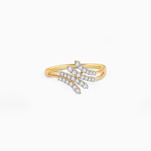 Gold Style Icon Diamond Ring
