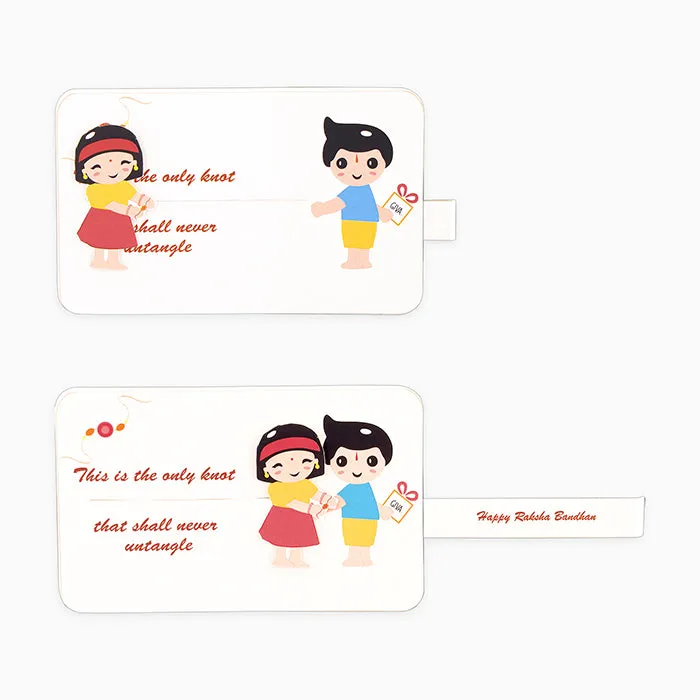 Golden Nazar Na Lage Lumba Rakhi