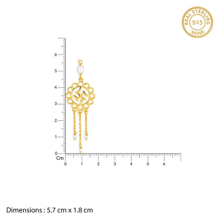 Golden Swastik Bloom Lumba Rakhi