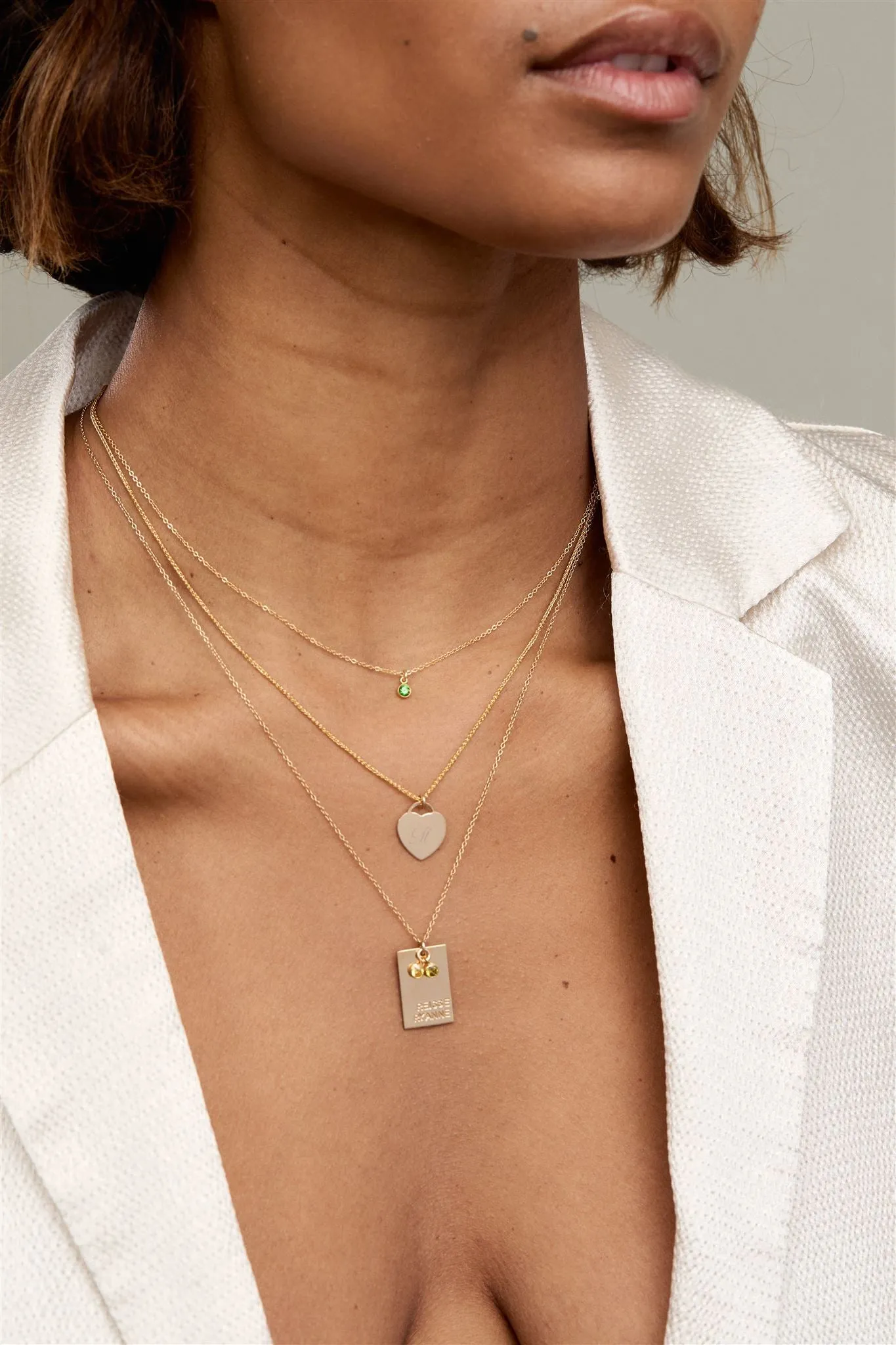 Goldie Birthstone Necklace