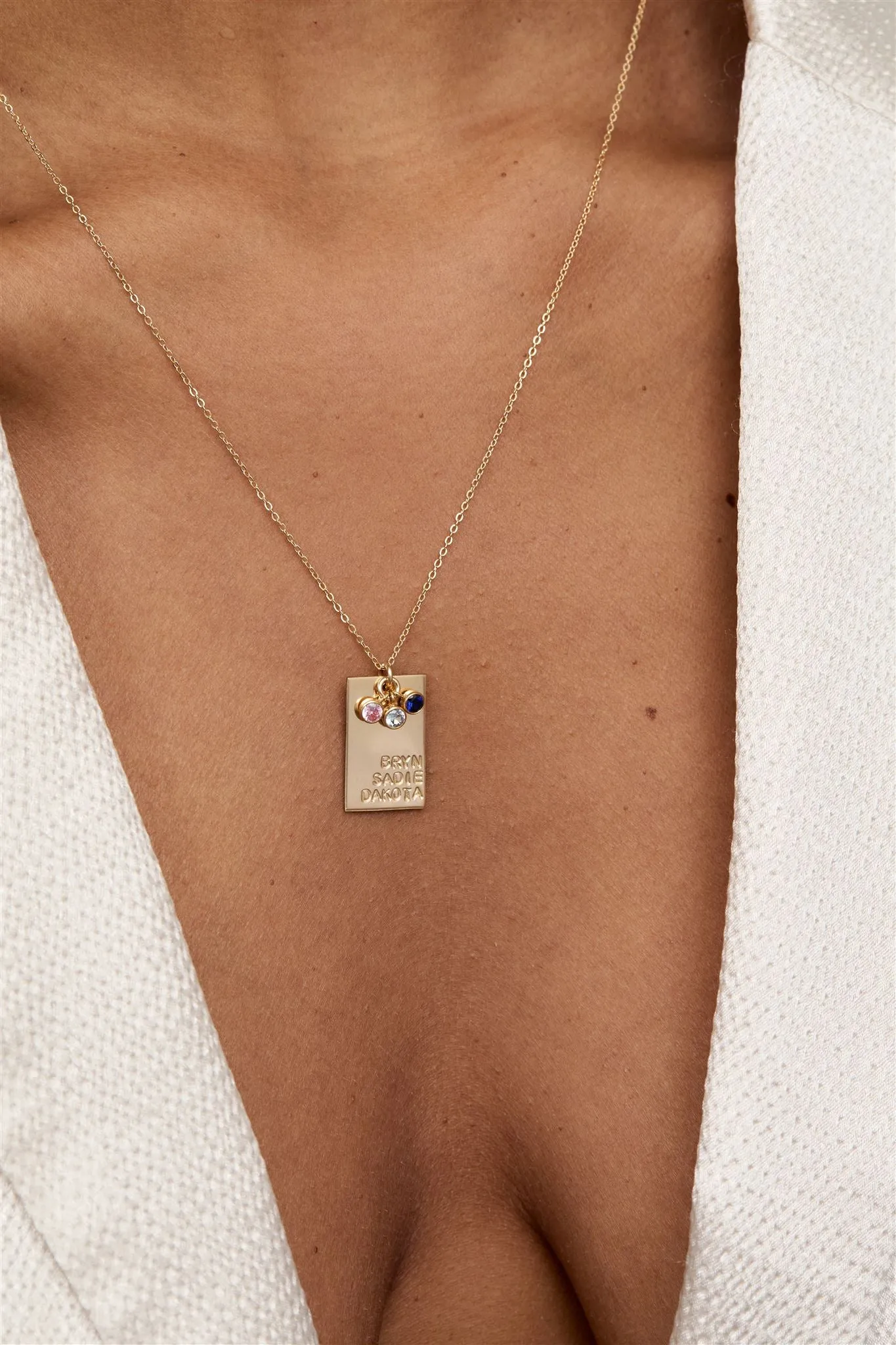 Goldie Birthstone Necklace
