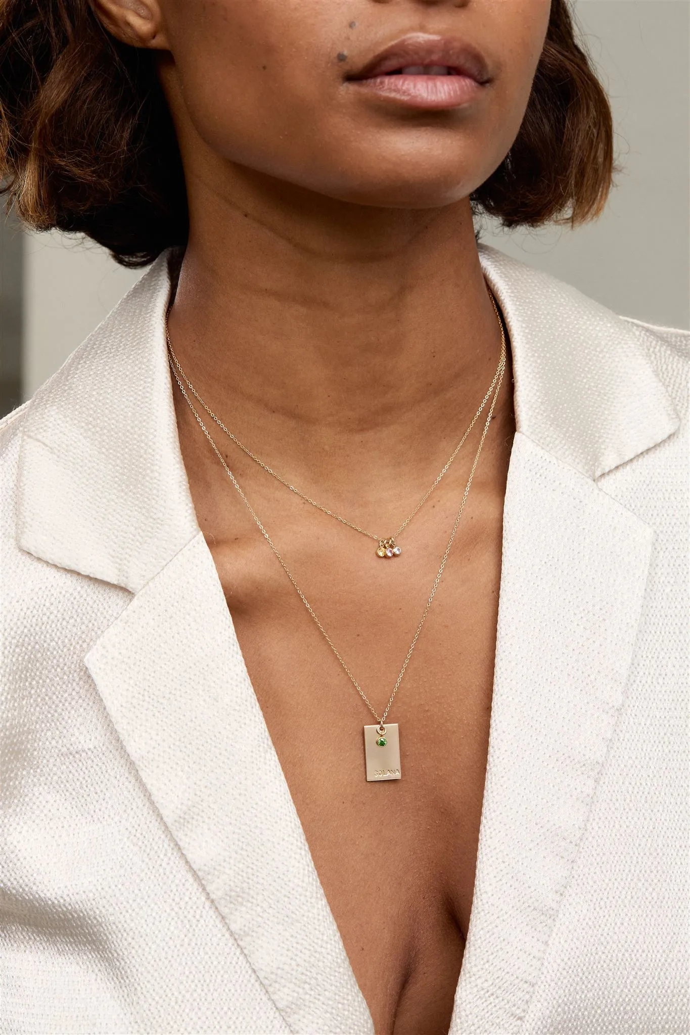 Goldie Birthstone Necklace