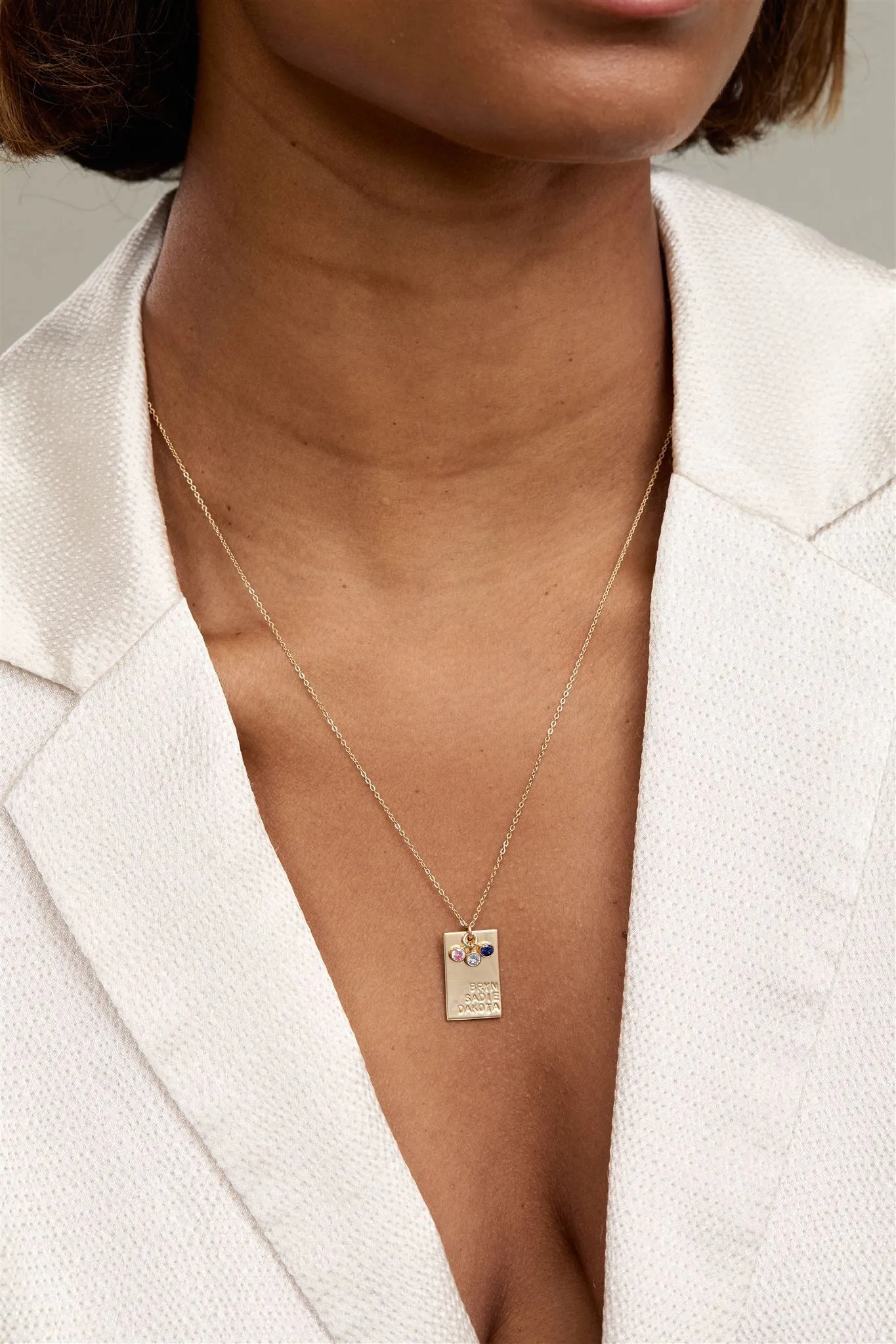 Goldie Birthstone Necklace