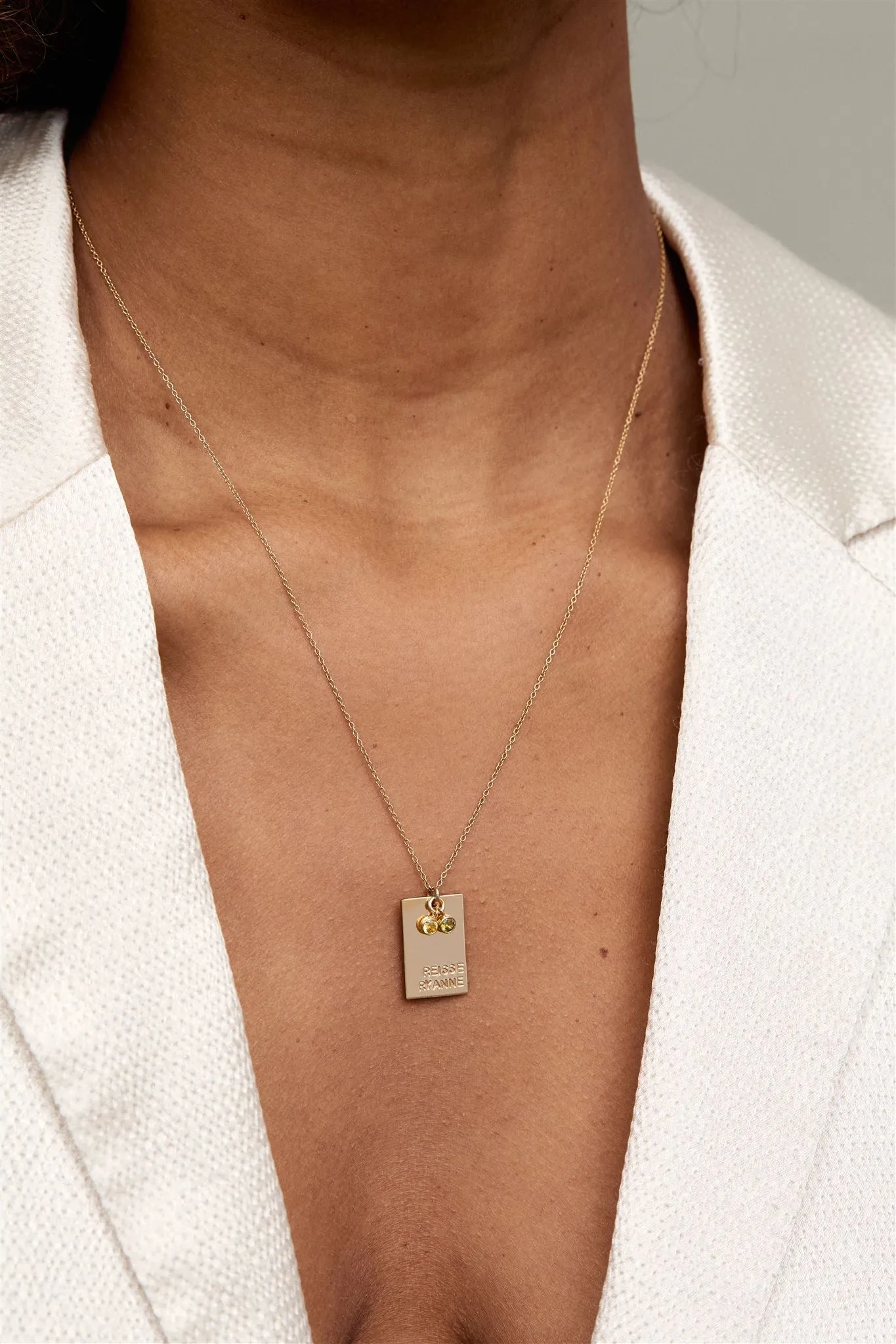 Goldie Birthstone Necklace