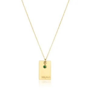 Goldie Birthstone Necklace