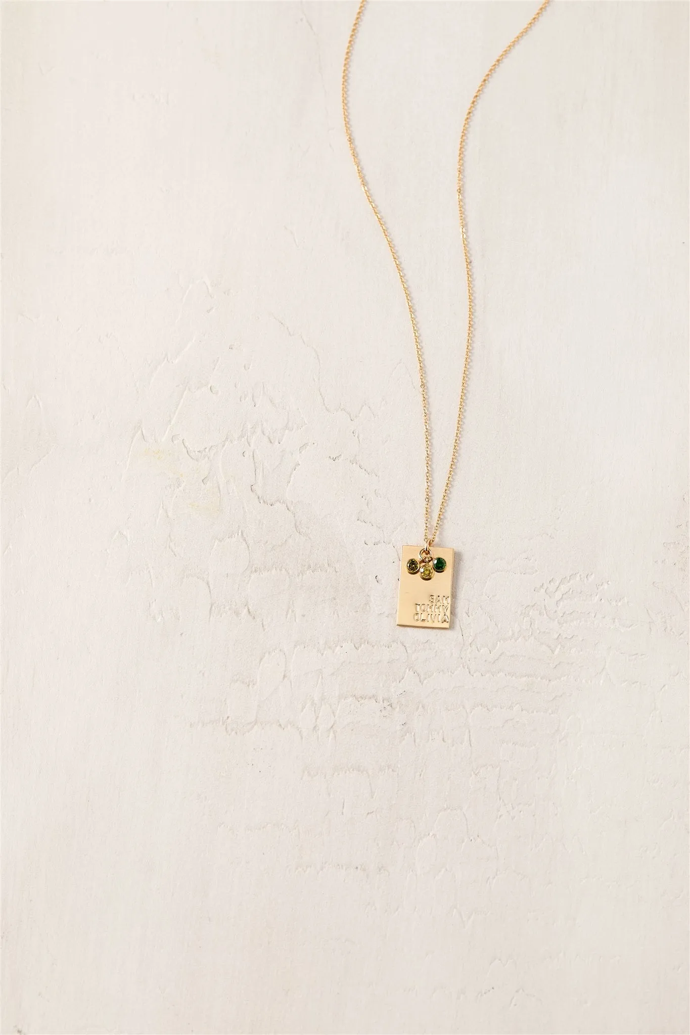 Goldie Birthstone Necklace