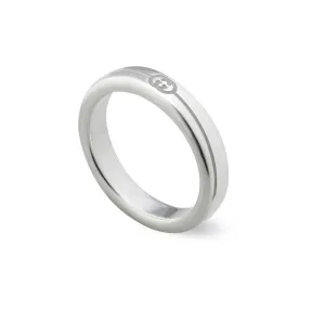 Gucci Tag Sterling Silver 4mm Ring