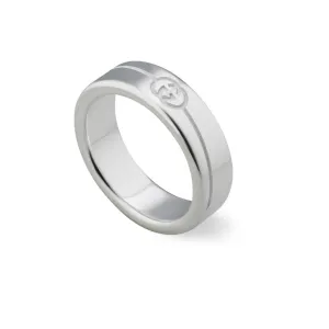 Gucci Tag Sterling Silver 6mm Ring