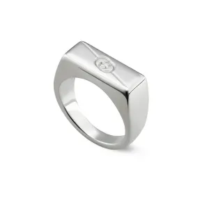 Gucci Tag Sterling Silver Ring D