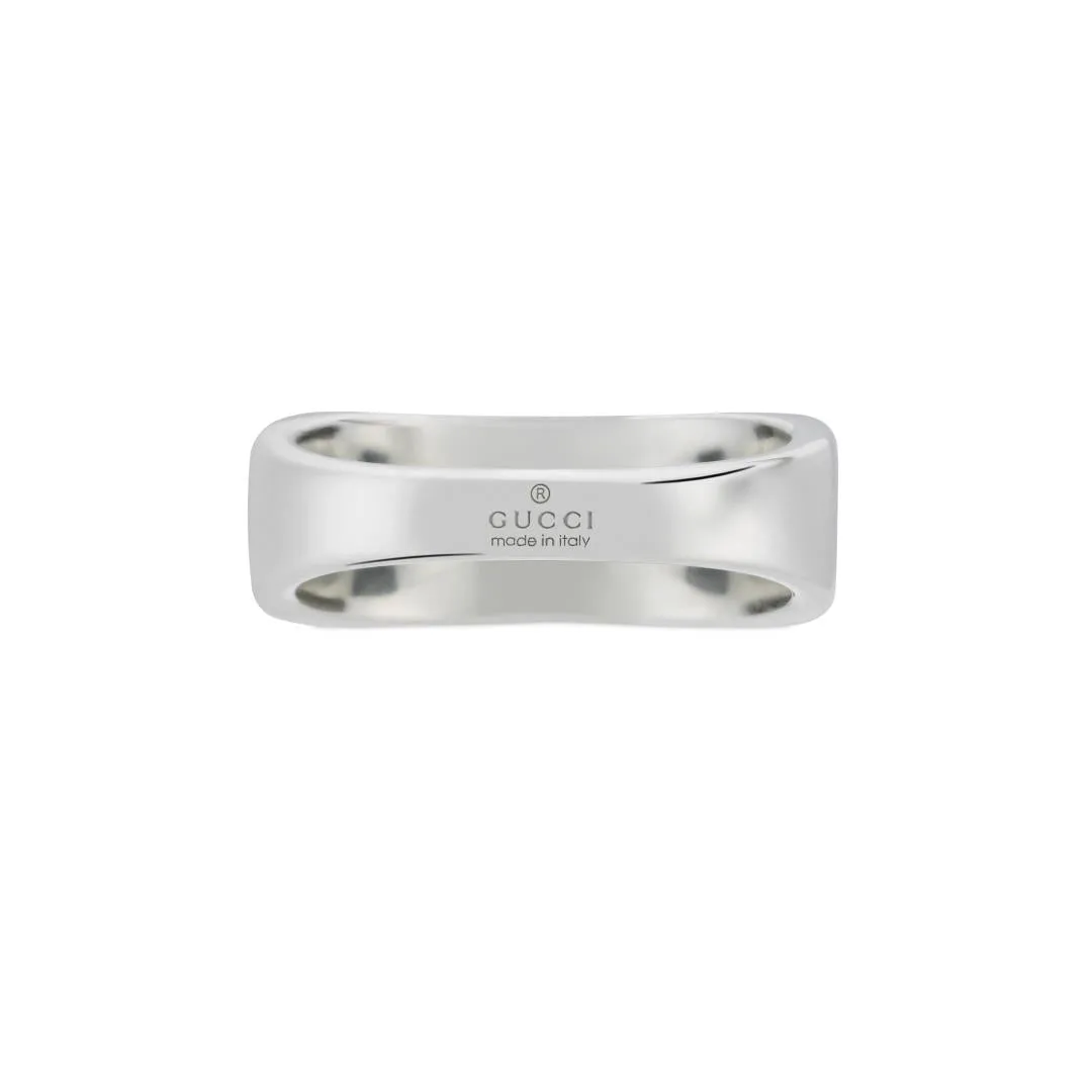 Gucci Tag Sterling Silver Ring D