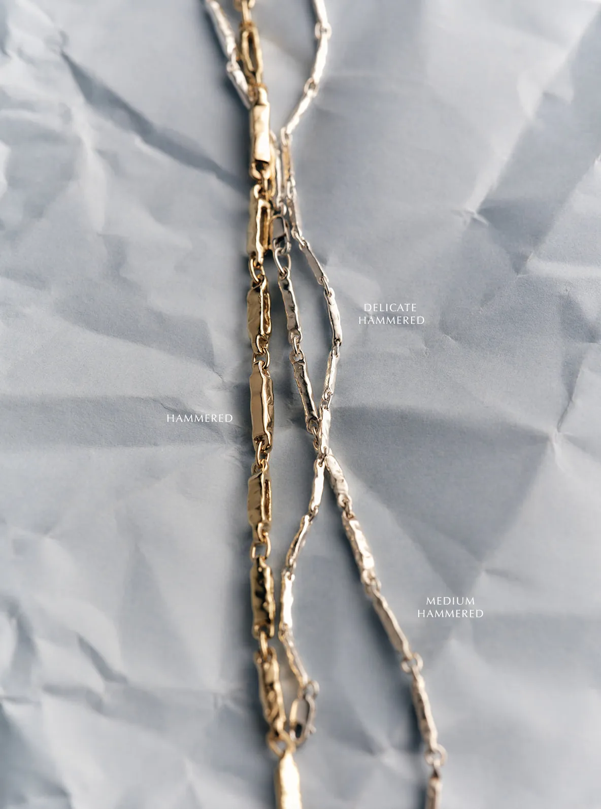 Hammered Bracelet Medium | Silver