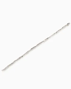 Hammered Bracelet Medium | Silver