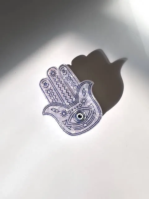 Hamsa Hand Claw Hair Clip