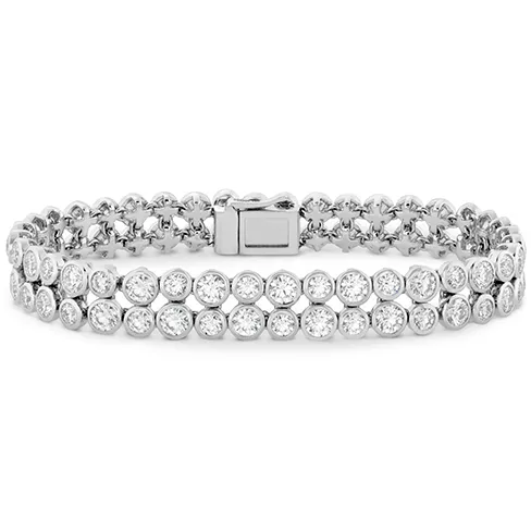 Hearts On Fire Double Bezel Diamond Bracelet