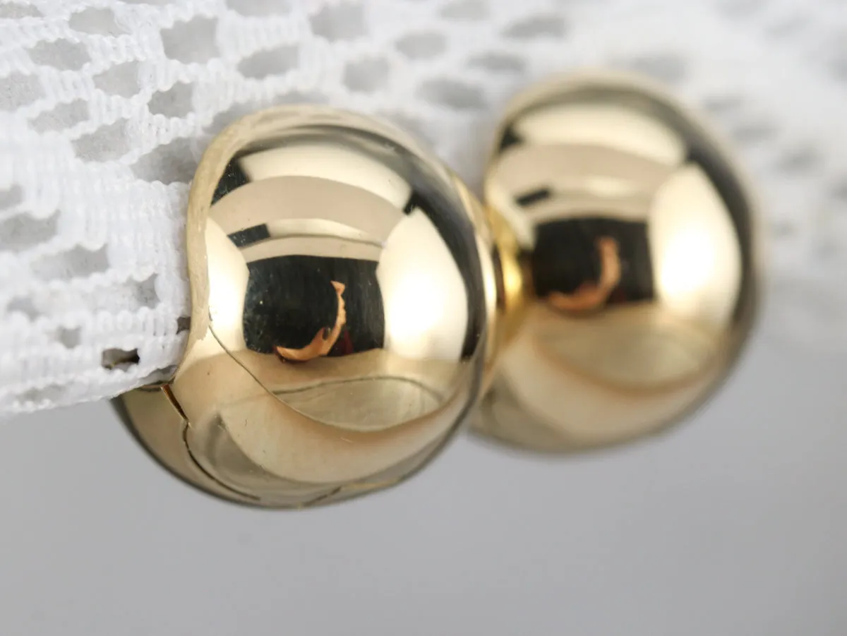 High Karat Gold Huggy Hoop Earrings