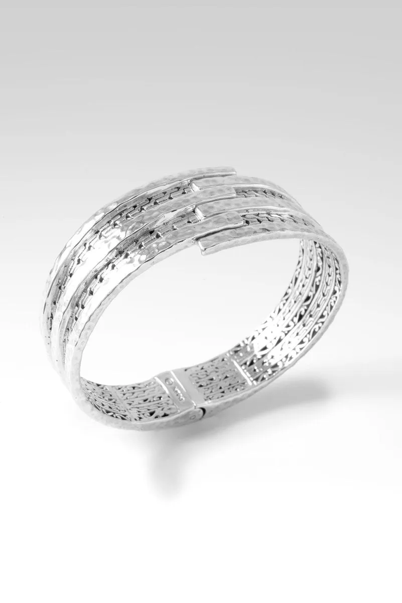 His Strength, Not Ours Tip-to-Tip Bangle? in Chainlink