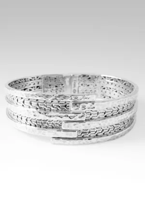 His Strength, Not Ours Tip-to-Tip Bangle? in Chainlink