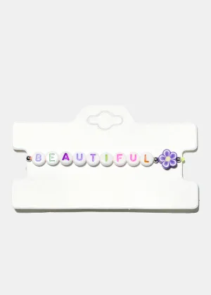 Inspiring Beaded Bracelet