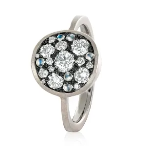 Joke Quick Diamond Blue Moonstone Starstruck Ring