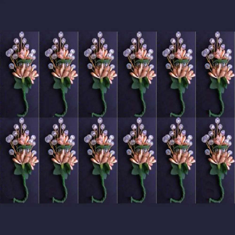 Kavya's Kreation Designer Floral Hair Brooch Combo