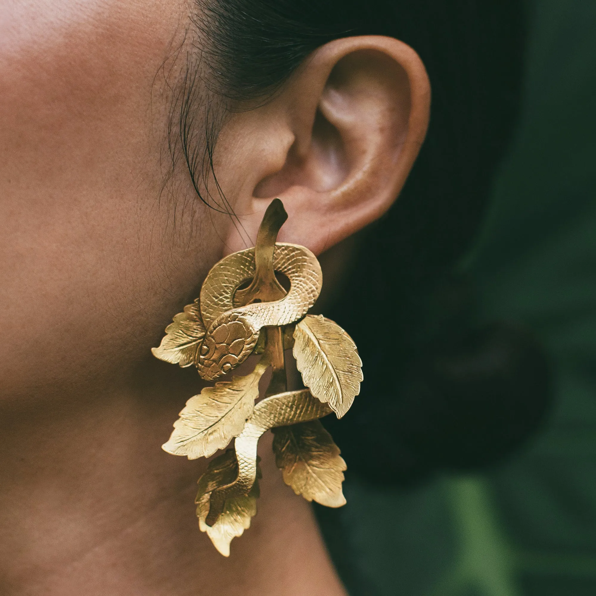 Knossos Snake Earrings
