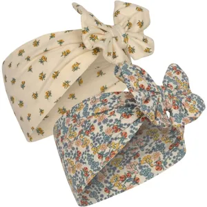 Konges Sljd Bow Headband 2-Pack Basis Bambi Peonia Limone/Bibi Fleur