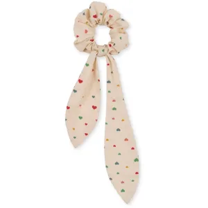 Konges Sljd Scrunchie Scarf Multi Hearts