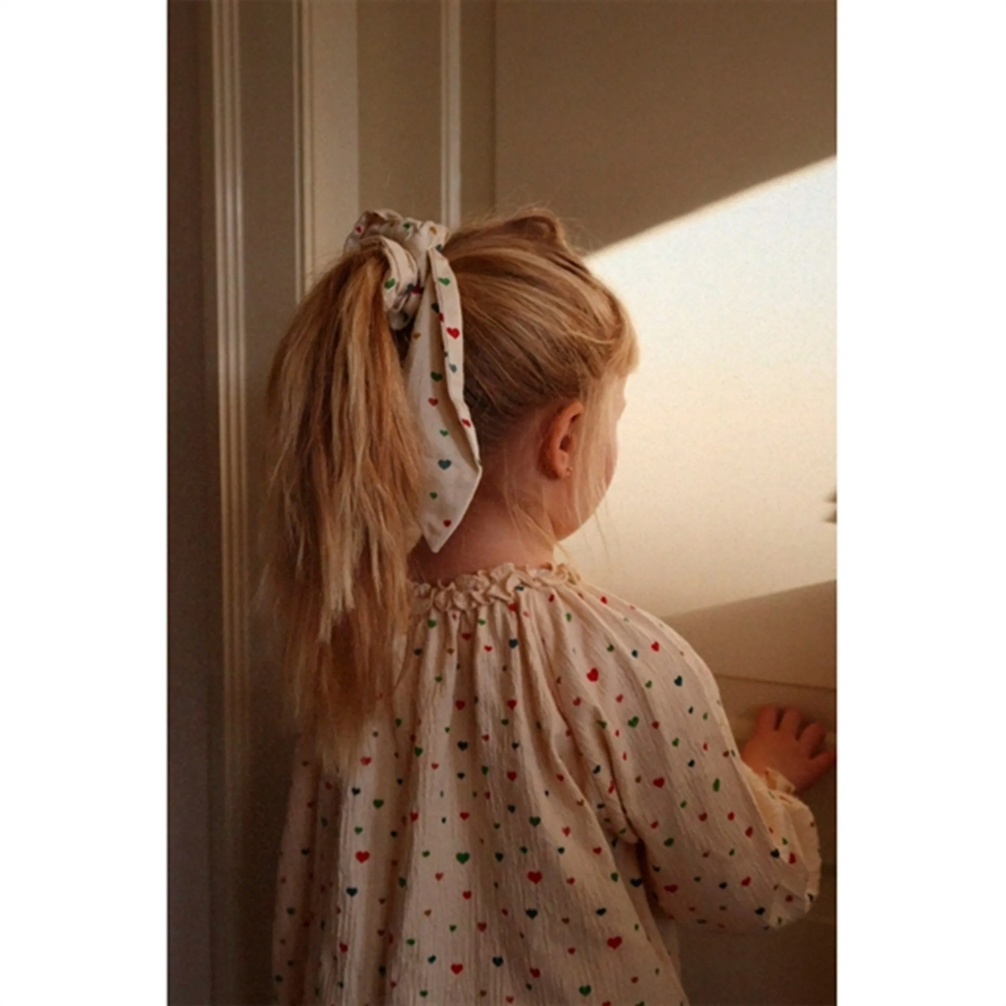 Konges Sljd Scrunchie Scarf Multi Hearts