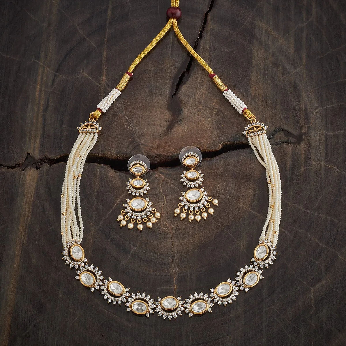 Kundan Necklace 174054
