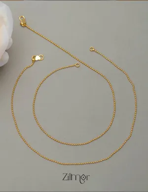 KY101623 - Gold Tone pair Anklet