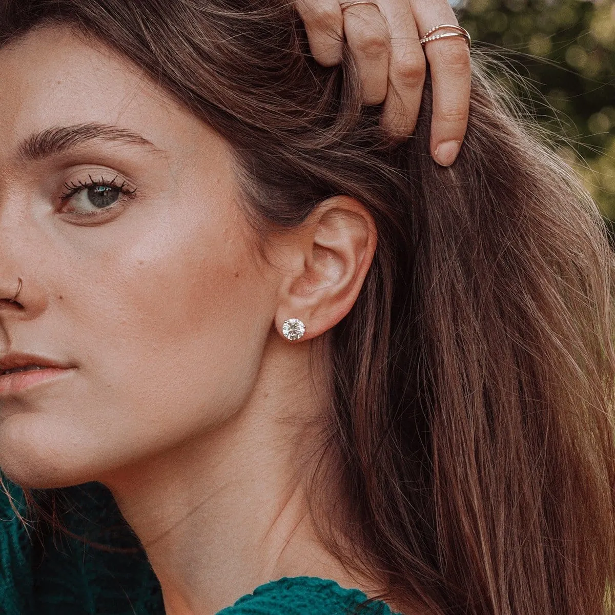 Lab Grown Diamond Stud Earrings