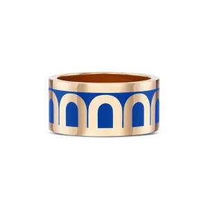 L'Arc de DAVIDOR Ring GM, 18k Rose Gold with Riviera Lacquered Ceramic