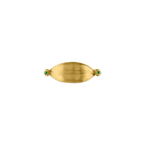 Laurus Ring with Emeralds