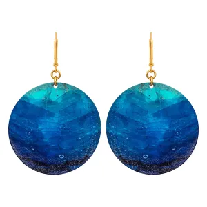 Lazuli Round Earrings
