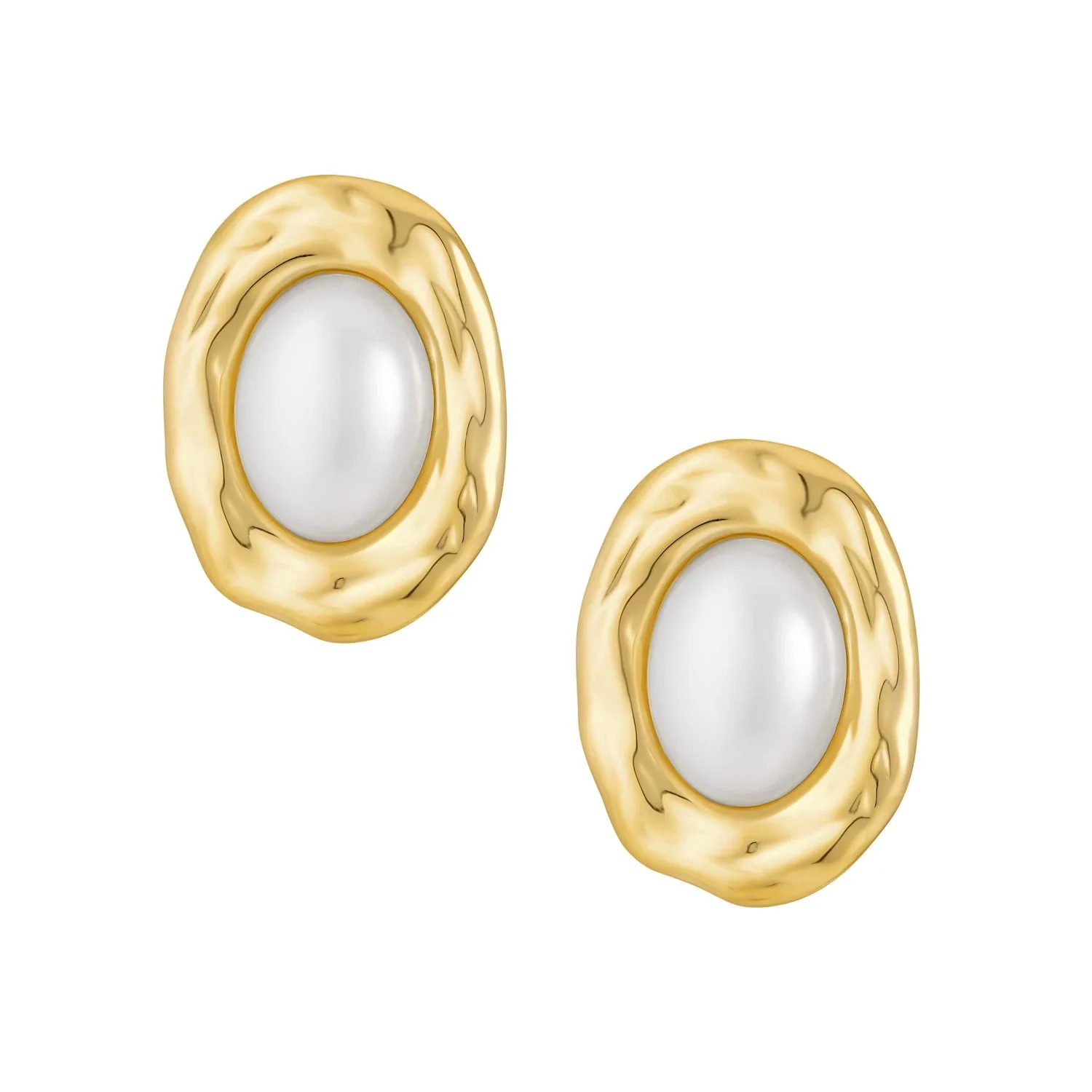 Lettie Pearl Stud Earrings