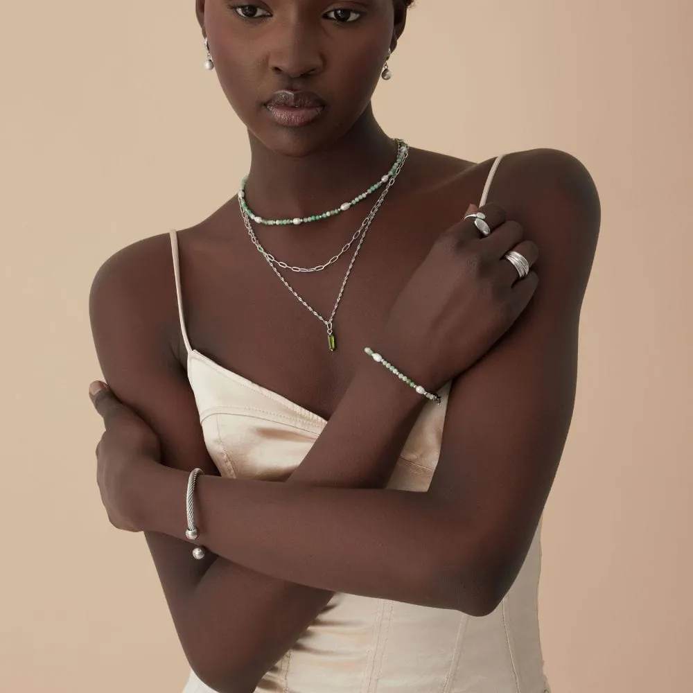 Lila Pearl Bracelet