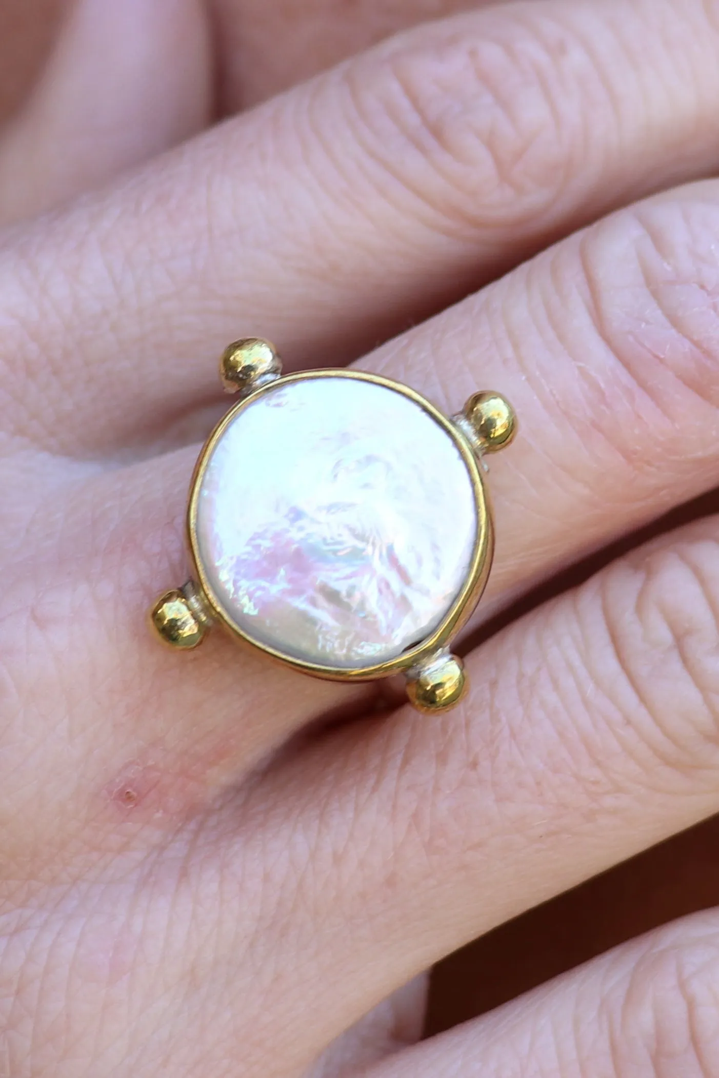 Lost Pearl Gold Ring