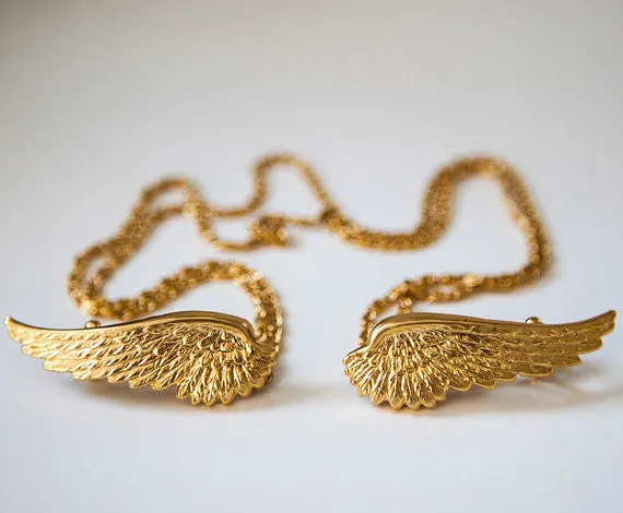 Made to Order* Medium Angel Wings Hair Chain