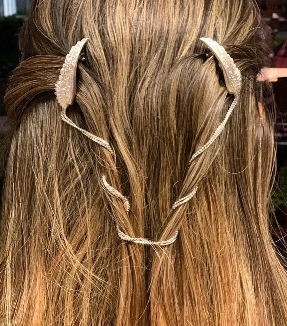 Made to Order* Medium Angel Wings Hair Chain