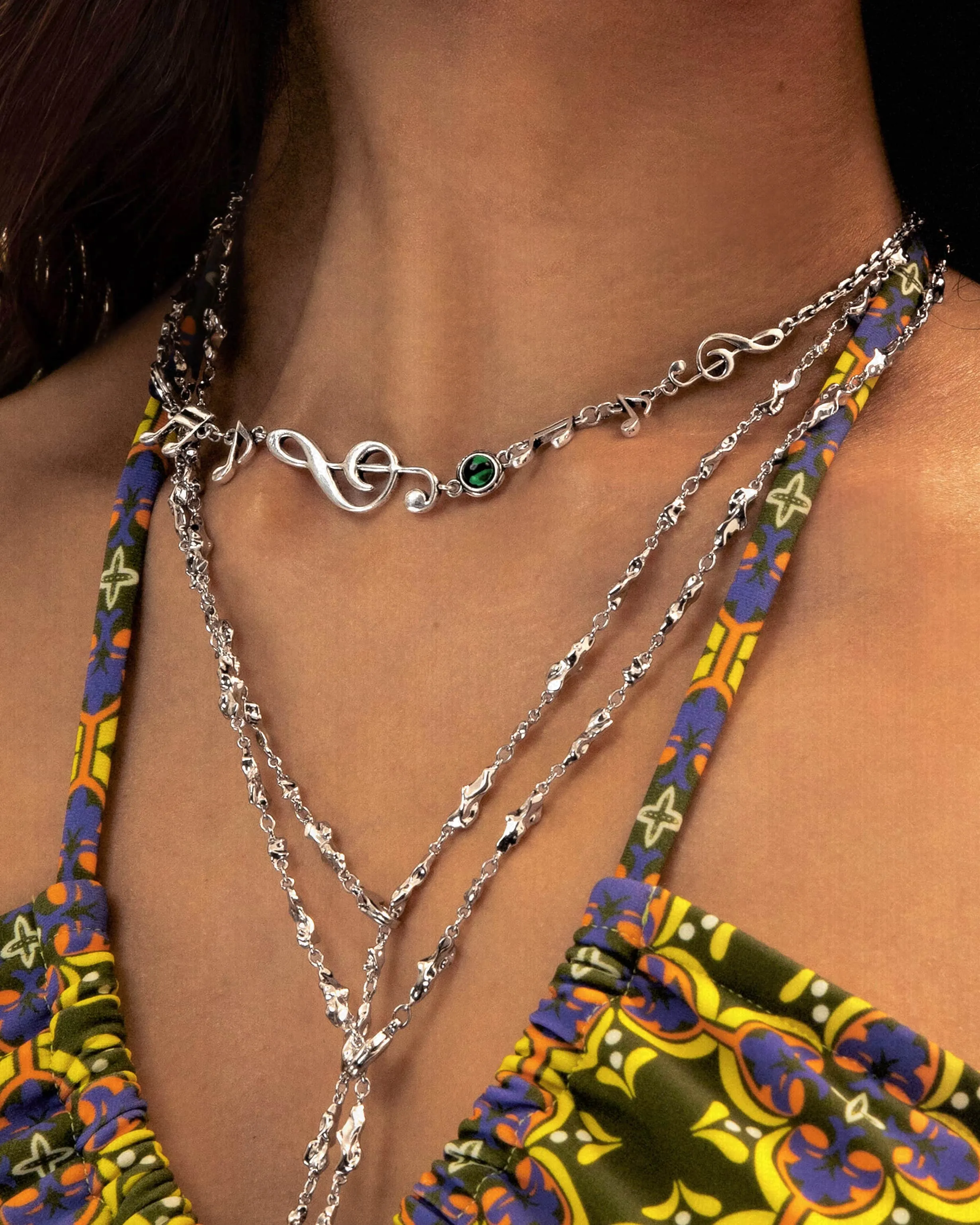 Melody Necklace in Silver