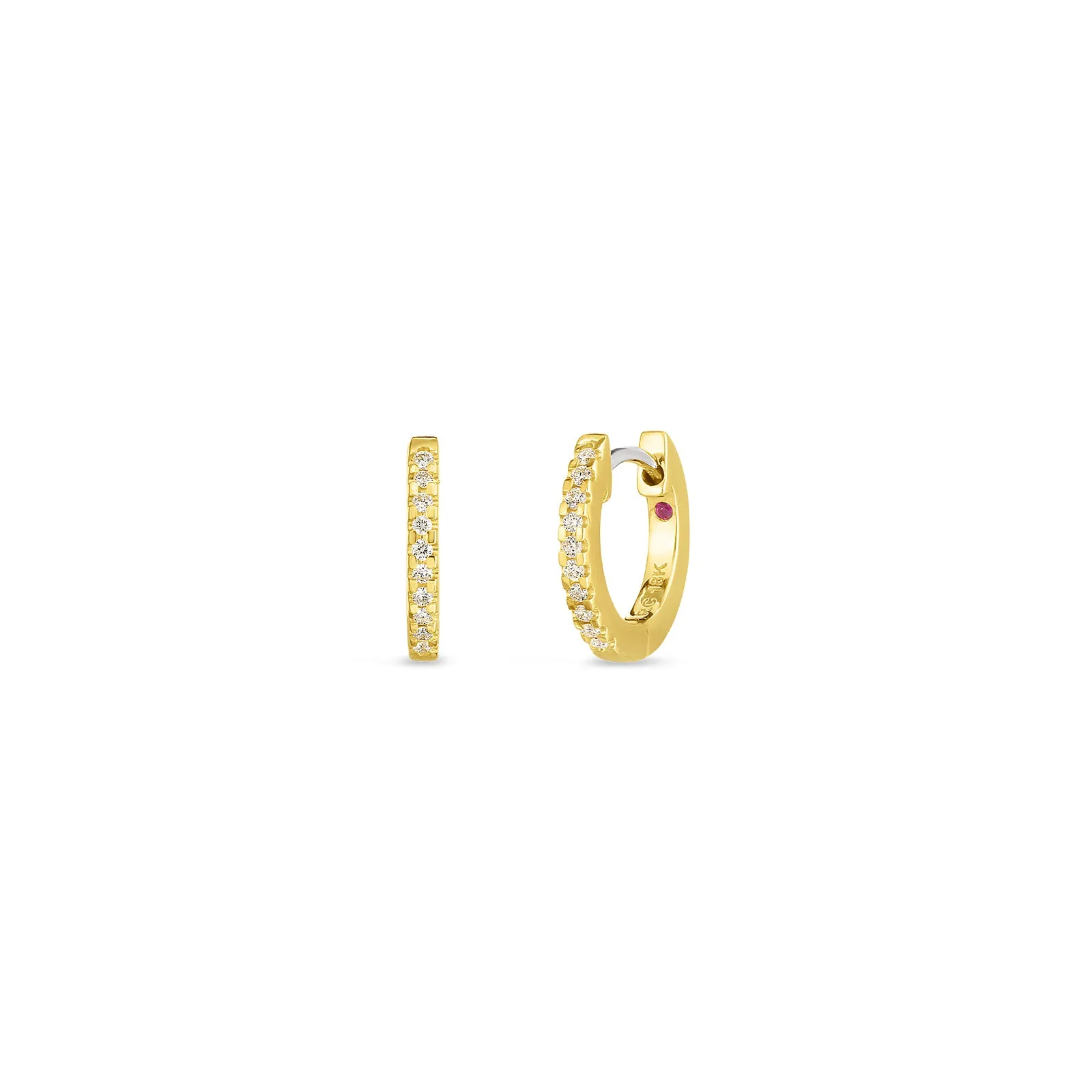 Micropave Huggie Earrings